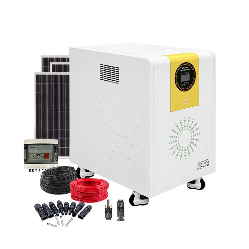 ऑफ-ग्रिड एमपीपीटी घरेलू उपकरण 12kw इन्वर्टर 32kwh बैटरी